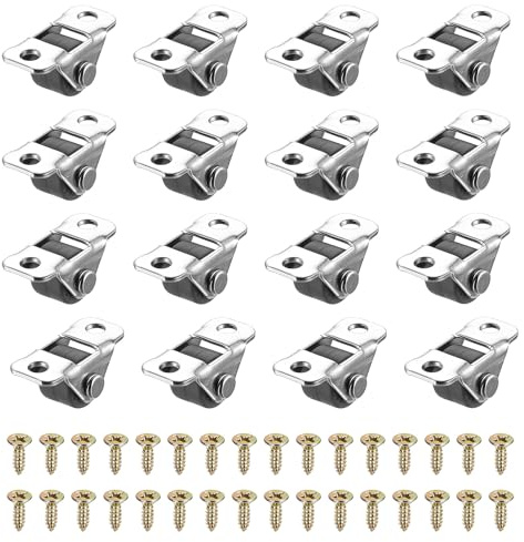 16 Stk Mini Möbelrollen Kleine Möbelrollen, 12mm Räder für Möbelroller, Gummirollen zum Anschrauben, Flach Lenkrollen, Kleine Rollen für Möbel Rollen für Tischrollen Laufrollen Werkzeugkisten