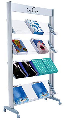 Paperflow | Mobiler Metall-Prospektständer