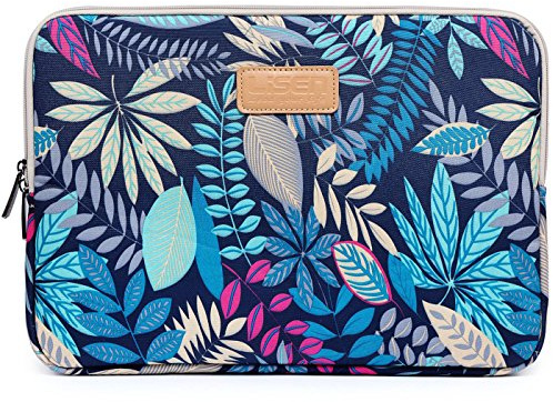 BSLVWG 10-15 Zoll Wald-Serie-Muster Wasserdicht Segeltuch Laptop-Hülle zum 13,3 Zoll Laptop Fall kompatibel mit MacBook Air 13 Hülle Macbook Pro 13 Hülle ipad 12.9