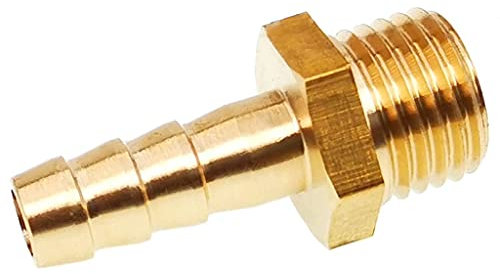 MYCZLQL 1 Stücke M14 M16 M16 M6 Metrische Männliche Gewindeschlauch Barb Connector, 8/10/12/11/16mm OD Schlauch Barb Messing Rohr Montagekupplung Steckverbinder Splicer (Size : M16x1.5 to 10mm)