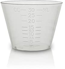 Eight30east - 1oz Flexible Graduated Measuring Medicine Cups, Non-Sterile, Semi-Clear, Easy Read - 400ct