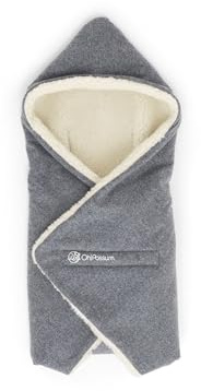 Oh!Possum Einschlagdecke Koala X-Large & Windel Blaubaer I Kuschelige Babydecke aus hochwertiger Schurwolle I Wärmende Wickeldecke für Neugeborene Kleinkinder I für Autositz, Kinderwagen & Zuhause