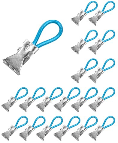 CZAKOMIX 30 Porta Asciugamani, Appendi Strofinacci Cucina, Appendi Asciugamani Bagno, Adatto per Appendere Asciugamani, Strofinacci, Forniture da Cucina, Bambole, Cappelli(Blu)