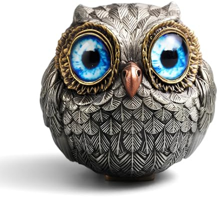 Cyleibe Owl Beads Pandant, The Felt Lucky Owl Ornament Decoration for Home Office Store Garage Decor, The Wise Watcher Owl Figurines Birthday Gift