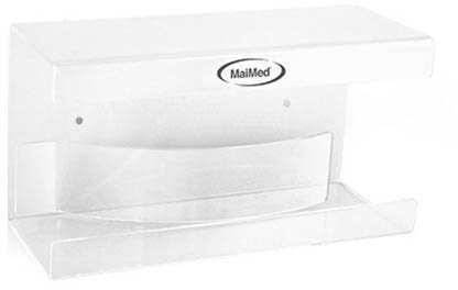 Kunststoffhalter für Einmalhandschuhe - Kunststoffwandhalter aus Acryl - Handschuhspender Handschuhhalter