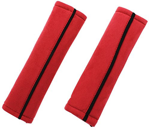 Sumex bps4300 Set di cuscinetti per cintura da Auto, Rosso, set di 2