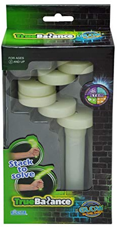 TrueBalance Coordination Game | Handheld Balance Toy for Adults and Kids | Improves Fine Motor Skills (Glow in The Dark)
