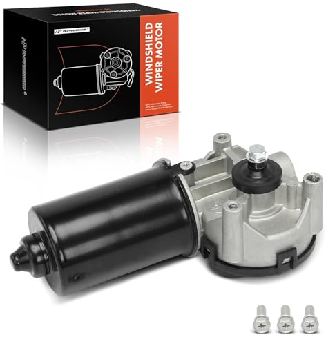 A-Premium Front Windshield Wiper Motor Without Washer Pump Compatible with Ford Focus 2000-2007, 2.0L 2.3L, Sedan/Wagon, 5-Pin, Replace# 2M5Z17508AA, 6S4Z17508AA, YS4Z17508BB