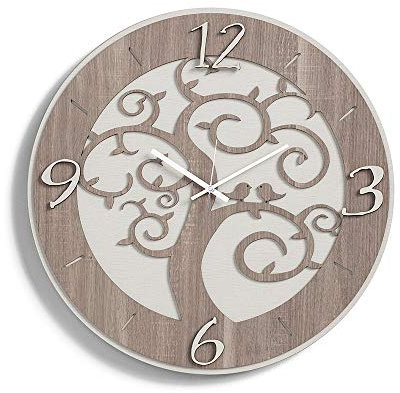 Orologio da Parete Moderno Albero della Vita in Legno (Modello 3)