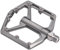 ROCKBROS Fahrradpedale rutschfest, Flat Pedale MTB, Plattformpedale aus Aluminiumlegierung, 9/16 Zoll Spindel, versiegelte Lager Fahrrad Pedale für Mountainbike, Gravel, Ebike