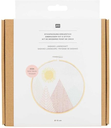 Rico Design Sashiko-Stickset Berg