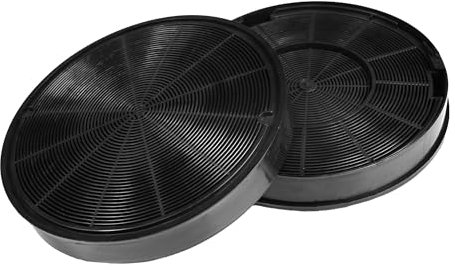 MSH, De Dietrich DHD498XE1 Carbon Filter for Cooker Hood, Activated Carbon Filter Universal EFF62, Compatible With Rangemaster, Electrolux Range Hood Charcoal Filter, 200 x 30 mm Pack of 2