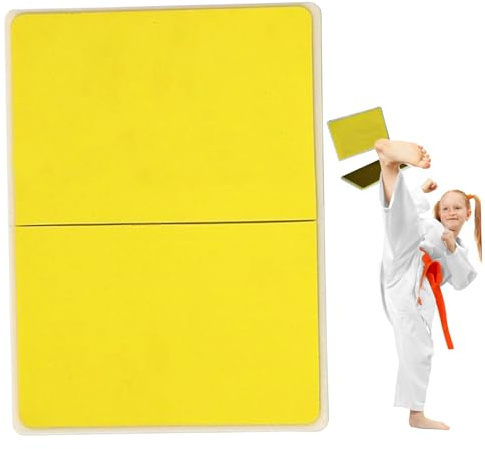 Wedhapy återbrytbar bräda för barn, Taekwondo, sparkdyna, förtjockad magmuskel, eva, träning, karate-brädor, Taekwondo, brytbrädor för prestanda, övningstest, gul