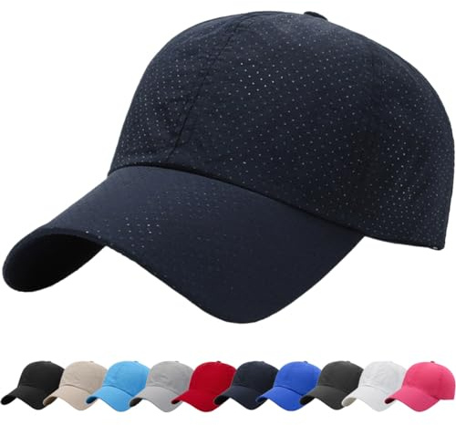 DURINM Cappello da Baseball Traspirante Cappellino Uomo con Visiera - Regalo per Nonno/Papà