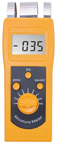 Misuratore di umidità portatile, DM200C Digital Concrete Moisture Meter Concrete Moisture Meter Lavoro Principio Moisture Meter Brick Tiles igrometro 0% -50% per legno, legna da ardere, legname, matto