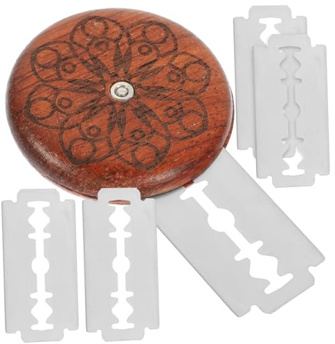 MAGICLULU Set di Coltelli per Tagliare Pane in Acciaio Inossidabile Manico in Legno, Comodo da Impugnare e Facile da Riporre, la Preparazione di Torte Colore Casuale