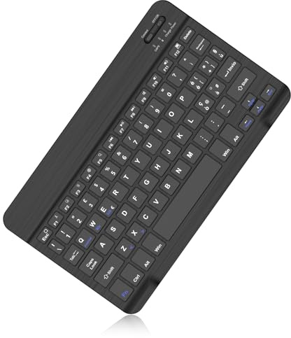 SENGBIRCH Funda con teclado Xiaomi Redmi Pad SE 11, Bluetooth 5.0 teclado italiano para Xiaomi Tablet Redmi Pad SE, funda Xiaomi Redmi Pad SE, Smart Cover, negro