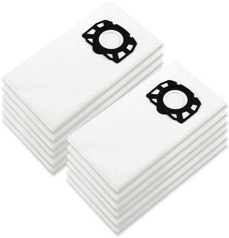 12 Sacchetti KFI 357 per Kärcher WD3 WD2 Plus KWD3 KWD2 KWD1 MV3 WD3.200-WD3.800M SE4001 SE4002 Aspirapolvere e aspiraliquidi, per Kärcher 2.863-314.0, Sacchetti per Aspirapolvere Karcher
