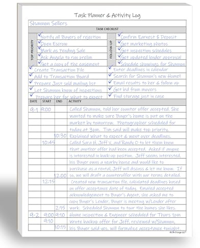 Uppgiftsplanerare och aktivitetslogg anteckningsblock – 60 sidor odaterade dagliga och timplaneringsblock, att göra-lista, checklista, spåra tid och uppgifter, ADHD Tracker – organisera arbetsdag, öka