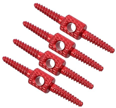 PRETYZOOM 4 Piezas Herramienta Enrutamiento Cables Bicicleta Guía para Freno y Cambio Compatible con Bicicletas de Montaña Roja