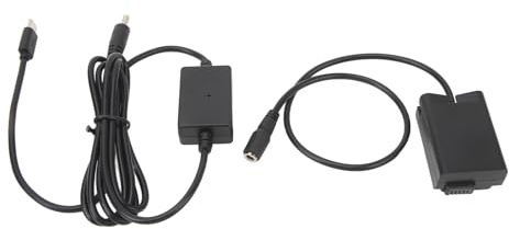 Ausla Kameradummy Batteripaket USB C för Z50 ZFC Z30 Fullständigt Avkodad Extern Ström med Smart Skydd