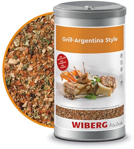 WIBERG Grill-Argentina Style Gewürzmischung - Intensiv fruchtige BBQ Mischung für Fleisch, Braten & Schmorgerichte, 550 g