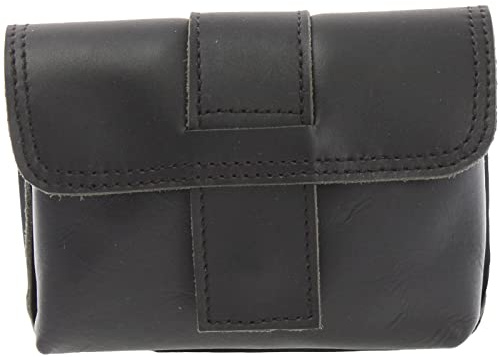 LECONI Gürteltasche Bauchtasche Leder Hüfttasche Handytasche Ledertasche für Damen & Herren Rindsleder 16x10x6cm LE9005