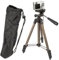 TronicXL Tripod Universal Kamera Stativ 105cm + Tasche kompakt Wasserwaage zb kompatibel für Canon Fuji Nikon Samsung Rollei Sony Canyon Videostativ Photostativ