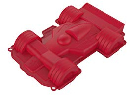 CÉCOA • Kuchenform Rennwagen 3D • Lebensmittelqualität ohne BPA • Antihaft • Einfach Backen und Herauslösen • Beständig von -40 °C bis +230 °C • Ideal für Kindergeburtstage
