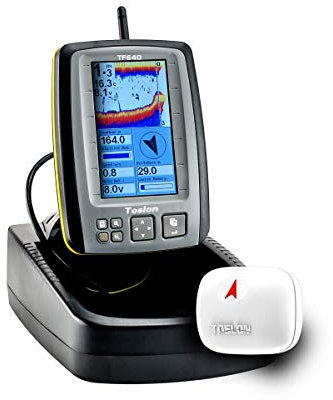 Toslon Bait Boat GPS & Fish Finder in one The ultimate TF640 + Tripod & Battery kit worth £80!