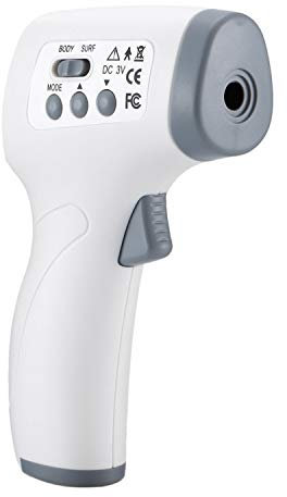 ZYC Digital Non-contact Infrared Forehead Thermometer Handheld Temperature Gun Kids Adults Laser Body Thermometer Temperature Meter,Gray