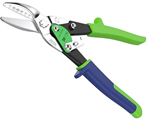 Fietsch Technik Blechschere (Rechts) - hochwertige Metalscherren/Werkzeuge zum schneiden von Drähten, Trockenbau, Stahl und sonstige Gegenstände