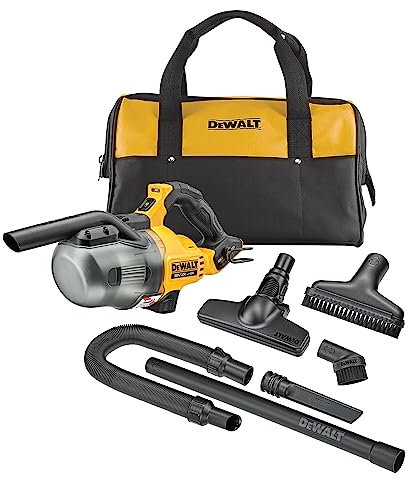 DeWalt DCV501LN-XJ - Aspiratore per solidi classe L XR 18V, Con prolunga per pavimenti e accessori, Include borsa per il trasporto, Senza caricatore/batteria
