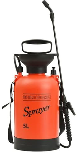 Pulvérisateur de Pression de Jardin 5 litres Pompe d'action pulvérisateur pulvérisateur de Vaporisateur à Grande capacité for Tueur de Mauvaises Herbes, pesticides, herbicides, insécides