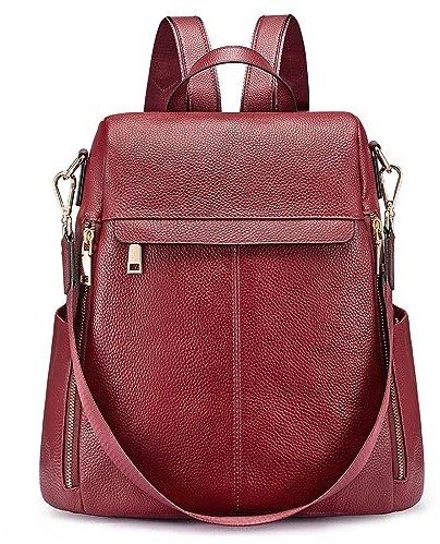 Kattee Borsa a tracolla antifurto da donna Borsa a tracolla in vera pelle Borse a tracolla da donna alla moda