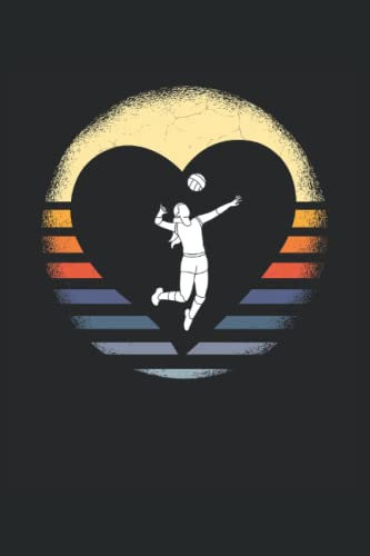 Volleyball Spieler Geschenkidee: Geschenkidee für Volleyball Spieler | Volleyball Geschenk | Beachvolleyball | Volleyball Notizheft | Liniertes Notizbuch (6x9 Zoll) mit 110 Seiten