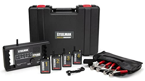 Steelman Wireless ChassisEAR Auto Diagnostic Tool Kit, Identify The Cause of Troubling Vehicle Noises, 4 Transmitters with 50-Foot Range (61082)