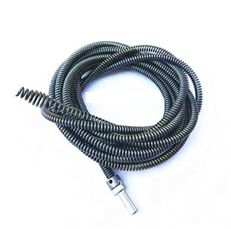 PLIPSH Kanalbaggerfeder Bohrmaschine Abflussreiniger Maschine Kanalrohrbagger Reinigungswerkzeug mit Anschluss 5 10 15 20 25 Meter Perfection (Size : 25M Length)