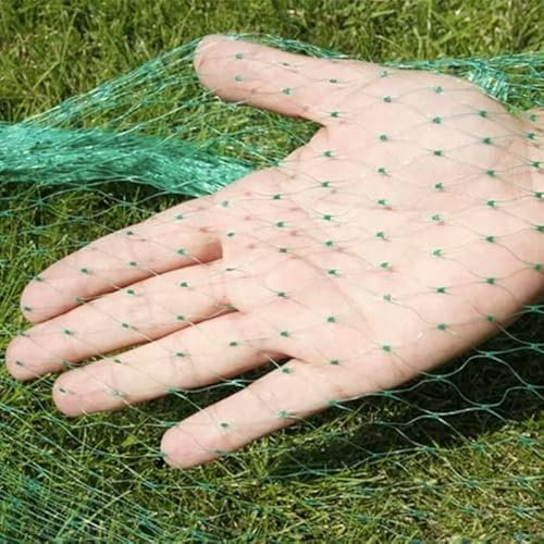 PWS Rete di protezione per uccelli, colore verde, protezione dalle foglie, rete per laghetto, rete per piscina, diverse dimensioni (4 x 5 m)