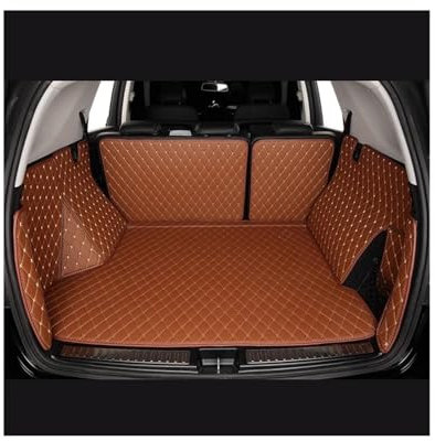 Kofferraum Schutzmatte Für Mercedes Für Benz GLC X254 2022 2023 Custom Leder Kofferraum Matte Hinten Stamm Matte Schutz Liner Teppich Abdeckung Pad Kofferraumwanne (Color : 6)