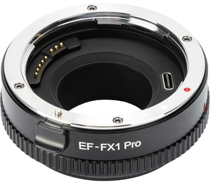 VILTROX EF-FX1 PRO Auto Focus Lens Mount Adapter Converter with Aperture Control Compatible with Canon EF/EF-S Lens to Fuji X-Mount Mirrorless Camera X-H1 X-PRO2 X-T2 X-T3 X-T1 X-T20 X-T10 X-E2 X-E1