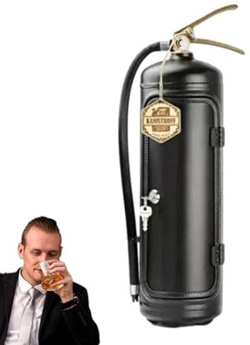 Whiskey Aufbewahrungsbox - Feuerlöscherbox, Weinschrank | Tragbare Feuerlöscher-Form Weinaufbewahrungsbox, Feuerlöscher Weinschrank für