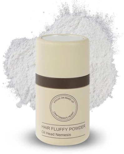 Volumizing Hair Styling Powder with Mirror and Puff for Oil Control, Instant Volume and Matte Finish - Texturizing Product for Quick Styling and Thickening