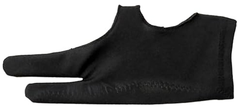Guante de dibujo para tableta, guante de dibujo de, dos dedos antimanchas, para dibujo digital y arte en papel, herramienta ligera de para líneas limpias, protector de manchas para