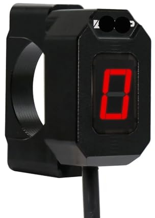 HRTLSS Indicateur Changement Vitesse Moto Indicateur De Vitesse Numérique Universel À Aimant Puissant Et Ultra Fin pour Moto Capteur De Levier De Vitesse À 6 Vitesses