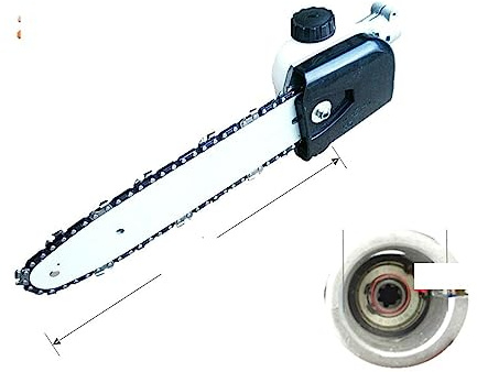 ZKLGS Desbrozadora, Cortacésped de Sierra de Cadena de Ramas Altas(26mm 7 T 10-Inch)