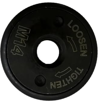 WPOMHRNZQ Tuerca de Brida de Placa de prensado autoblocante con Rosca M14, liberación rápida, for Amoladora Angular, for muelas abrasivas, Herramientas eléctricas, 1 Unidad(M14-B)