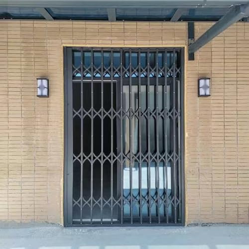 Inferriate per Finestre Barra Sicurezza Porte Scorrevoli Large/Protezione Finestre Serratura, Griglia Protezione Antieffrazione, Balaustra Estensibile, 70 90 100 120 200 210cm(W120xH200cm/48x80in)