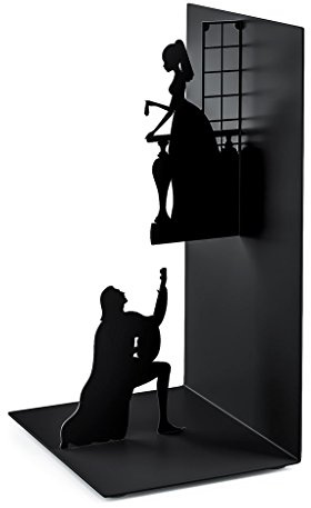 Balvi - Romeo & Juliet sujetalibros de Metal. Inspirado en la Obra de Shakespeare.