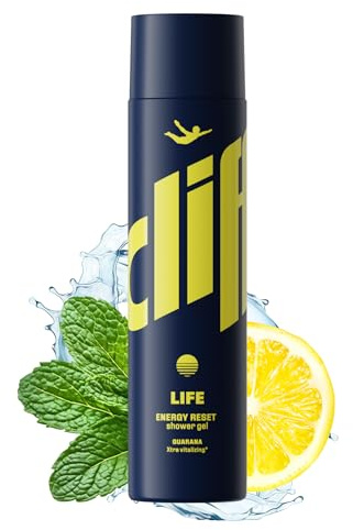 Cliff Duschgel Life – Energy Reset Shower Gel mit Guarana – für Unisex Xtra Vitalizing 250ml